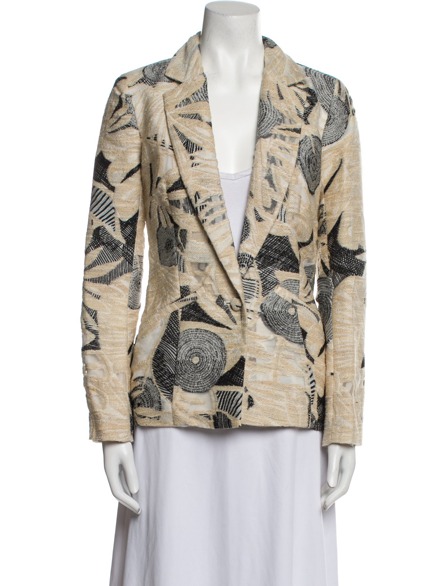 Co. Printed Blazer w/ Tags