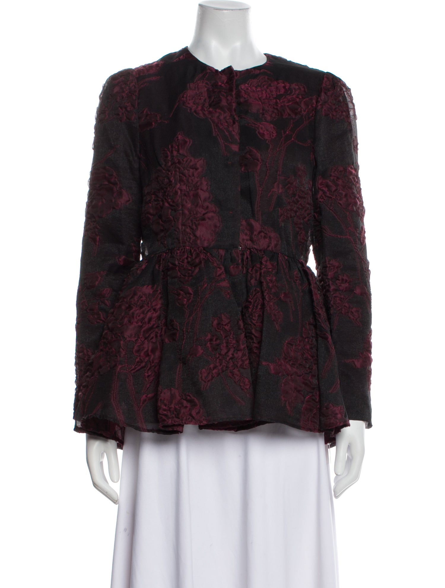 Co. Silk Printed Evening Jacket