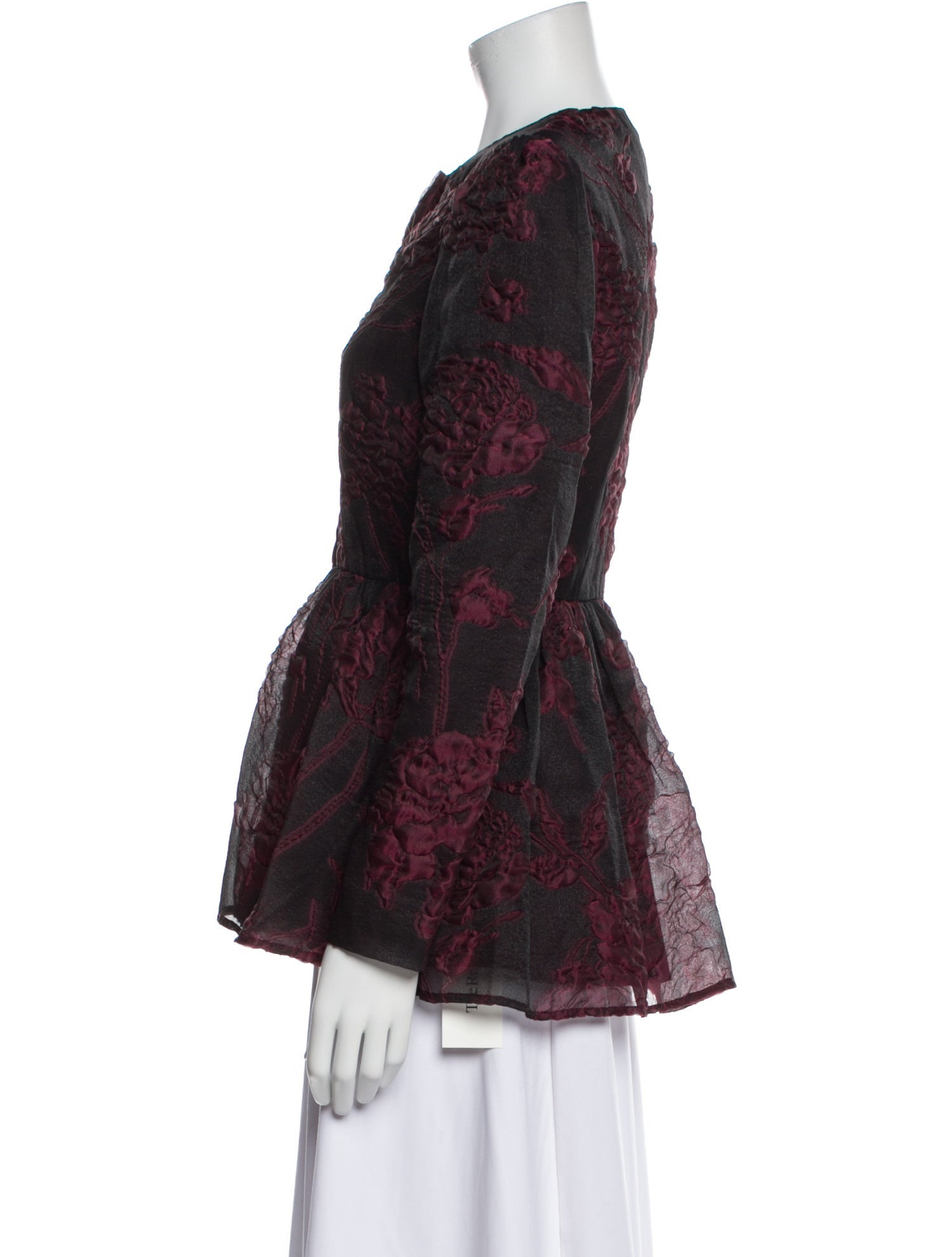 Co. Silk Printed Evening Jacket