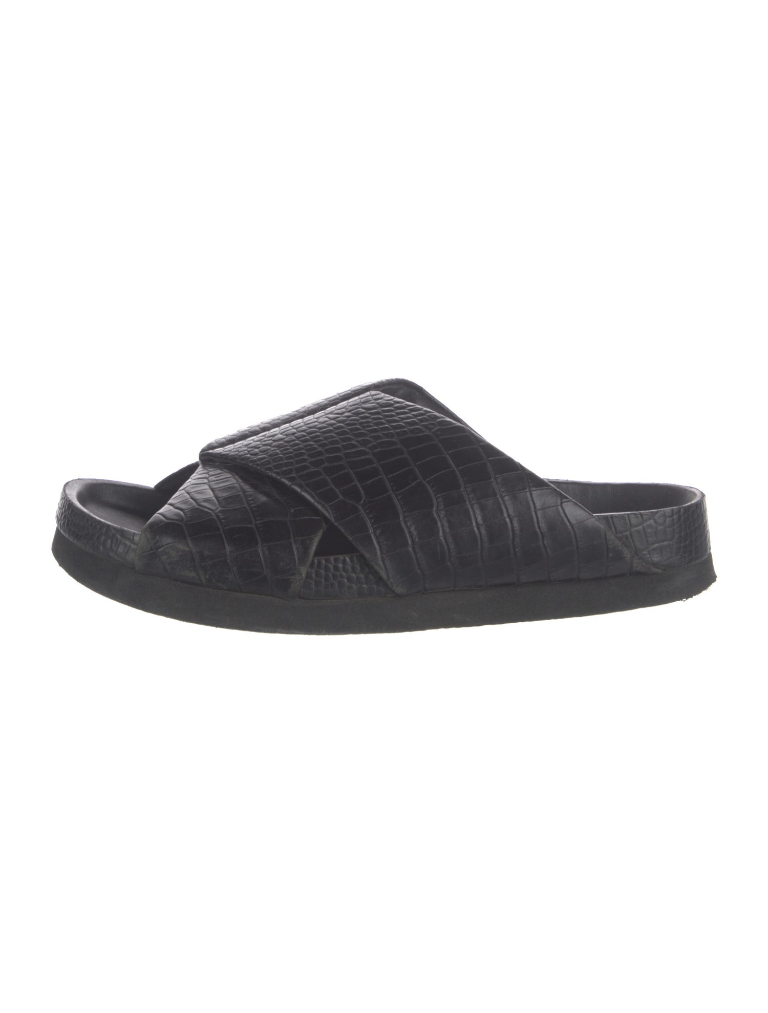 Co. Leather Slides