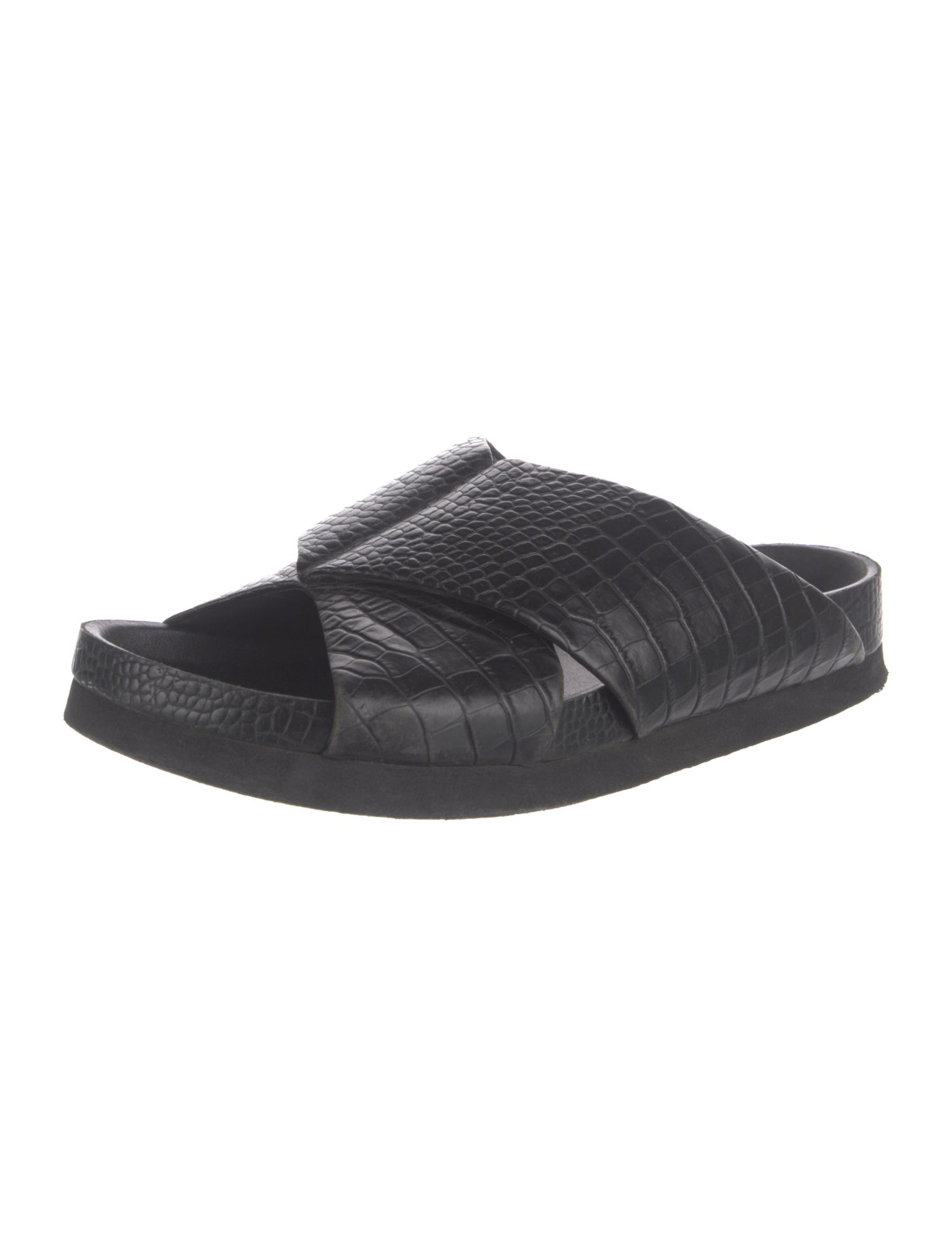 Co. Leather Slides