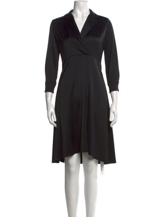 Co. V-Neck Knee-Length Dress