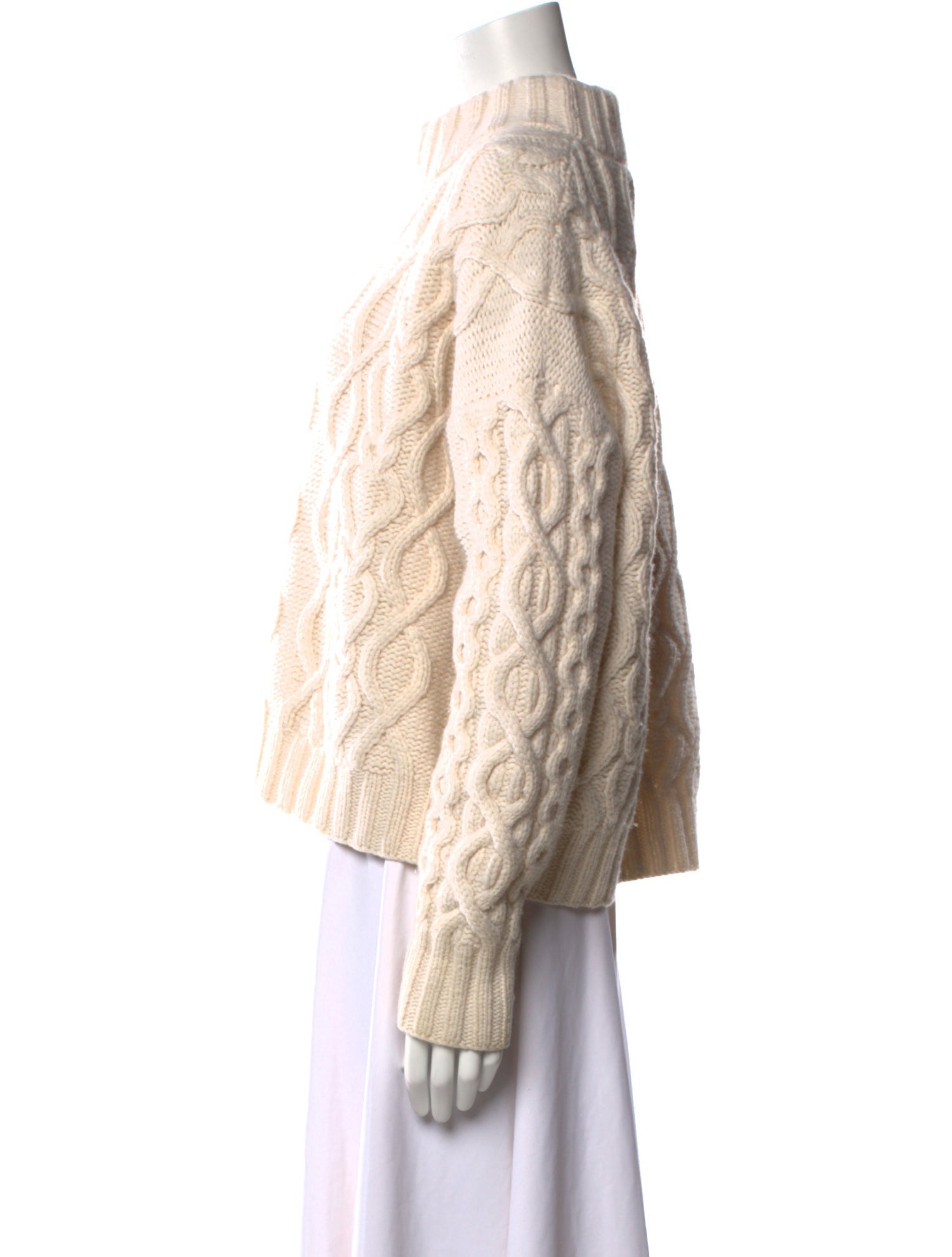 Co. Wool Mock Neck Sweater