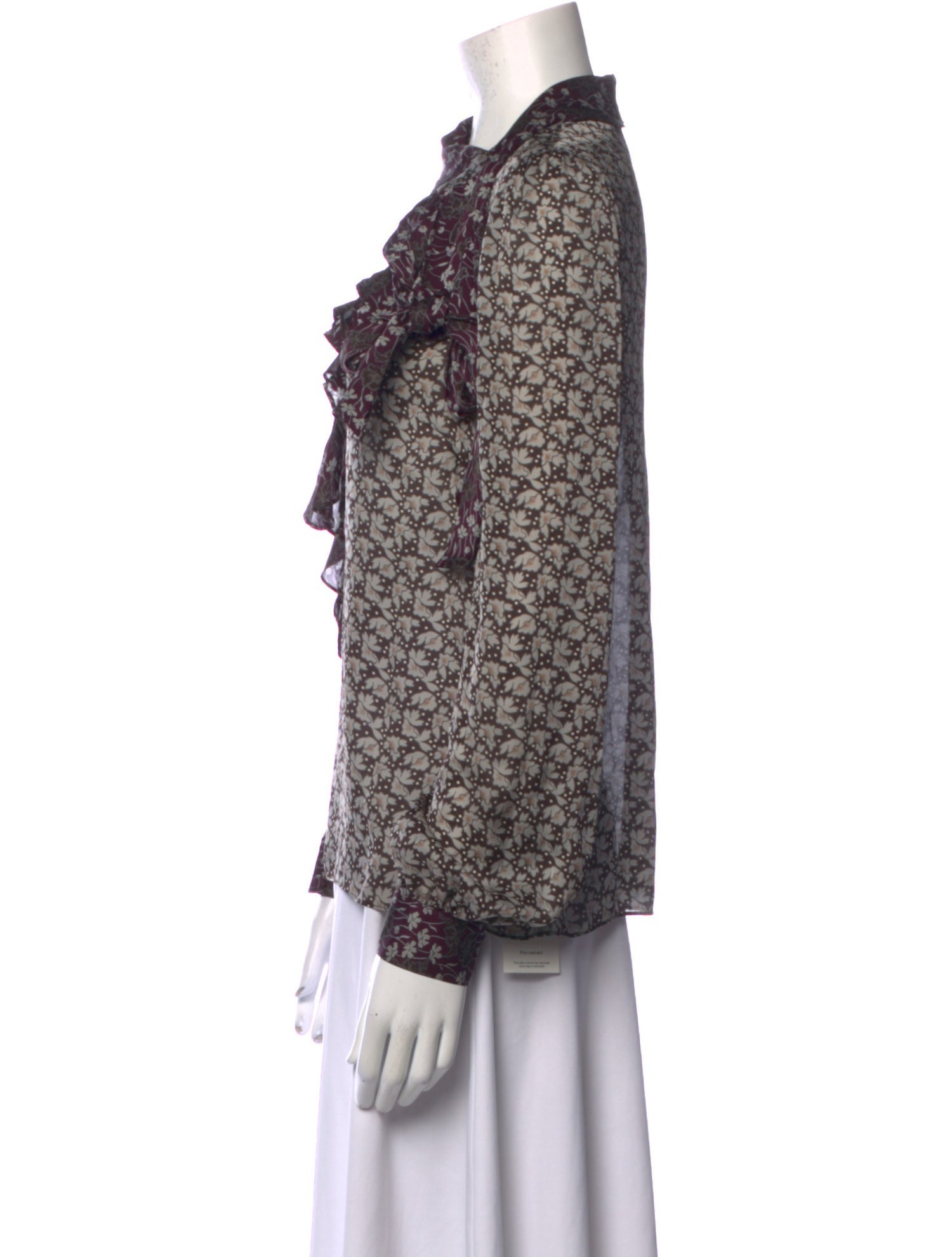 Co. Silk Printed Blouse