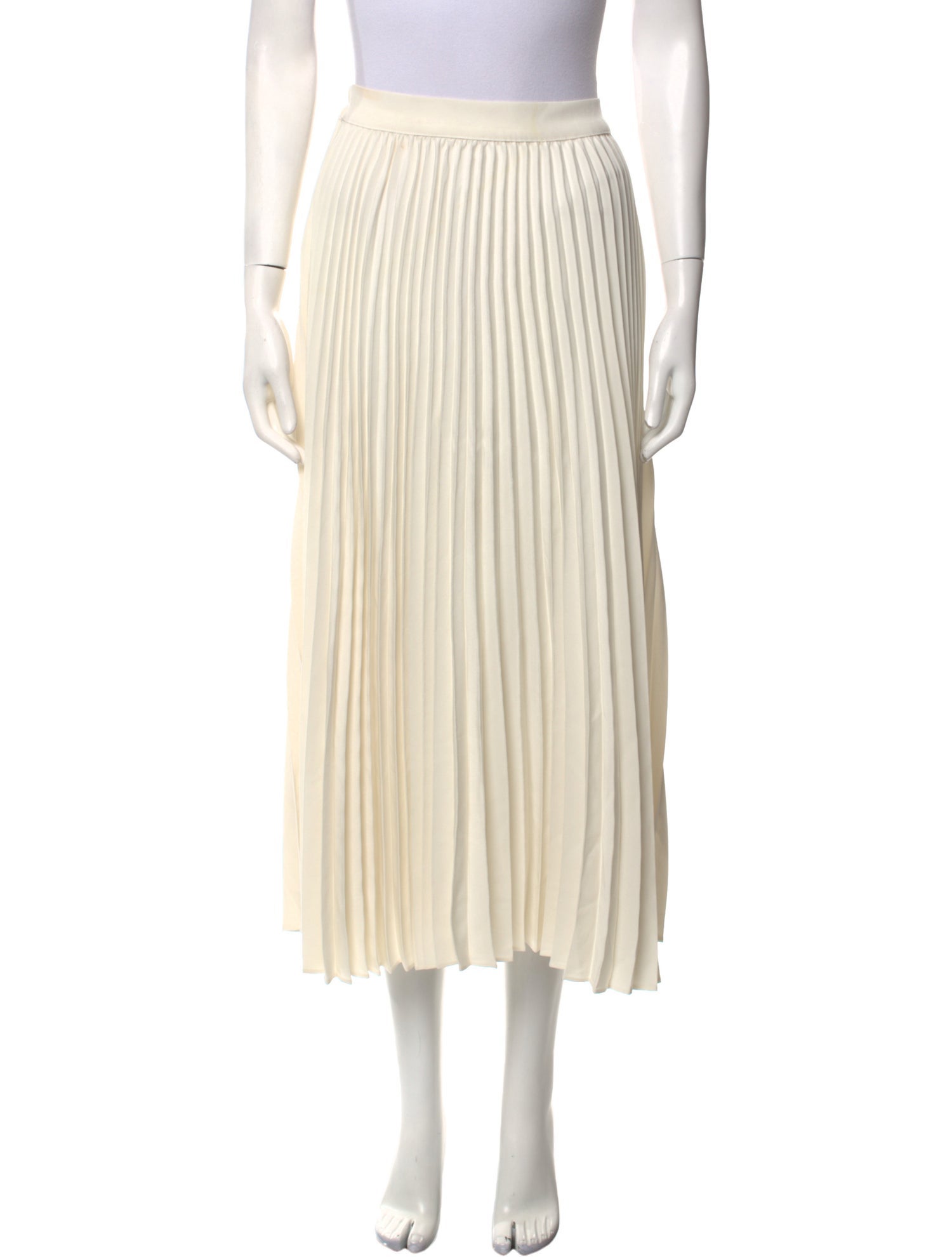 Co. Satin Midi Length Skirt