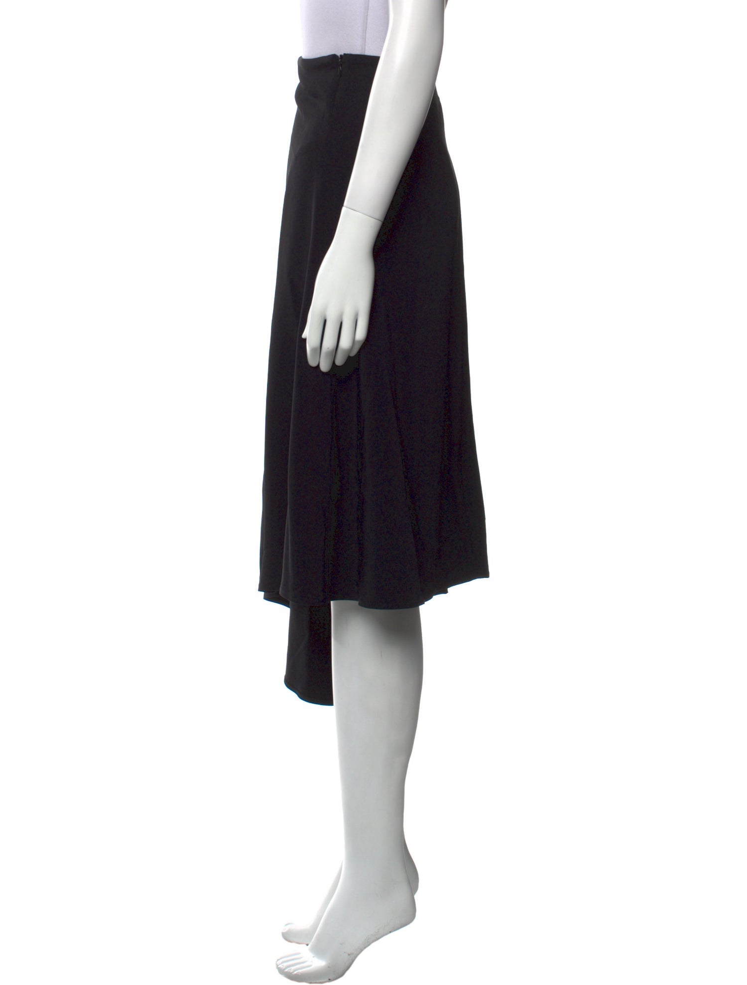 Co. Pleated Accents Knee-Length Skirt
