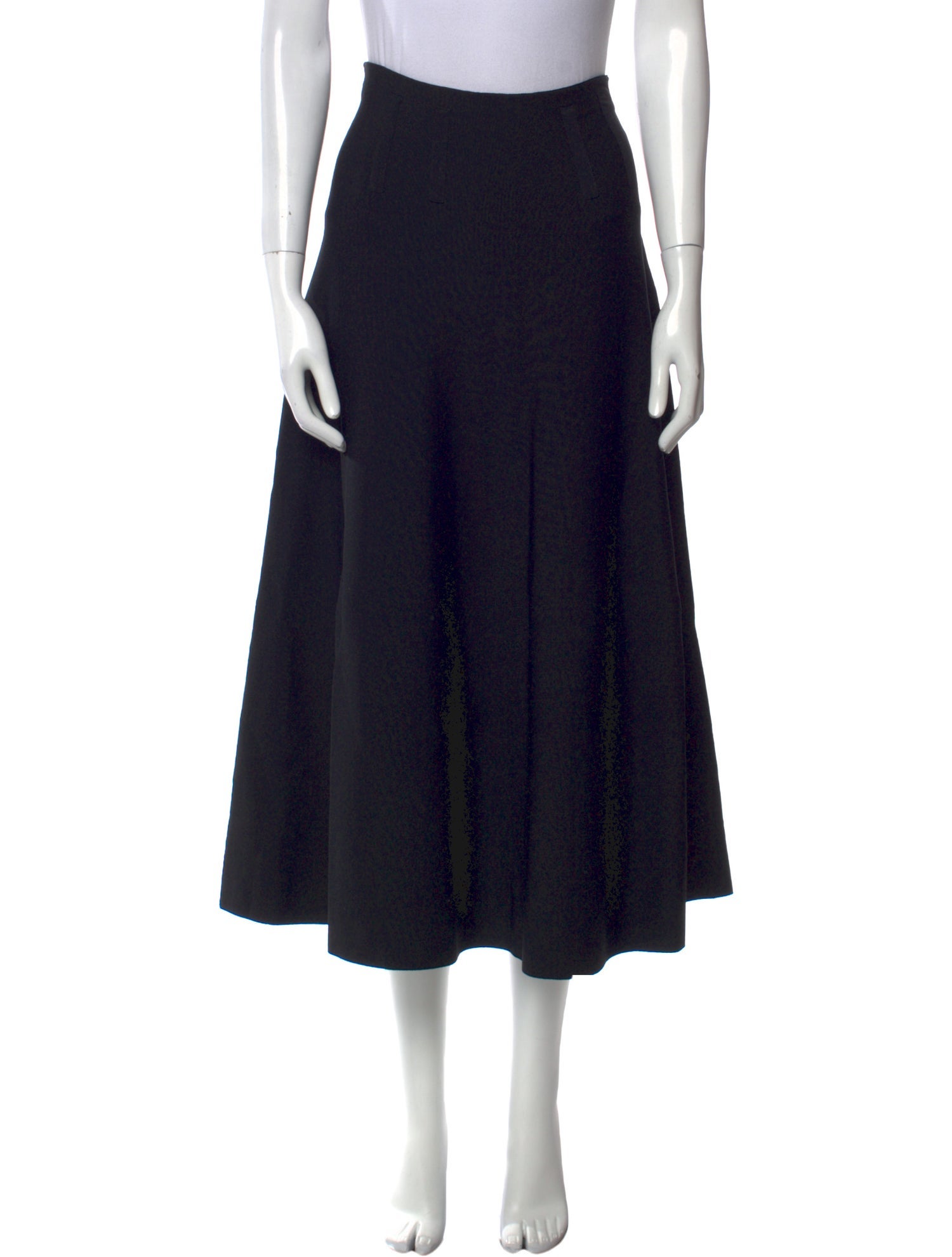 Co. Ruffle Embellishment Midi Length Skirt