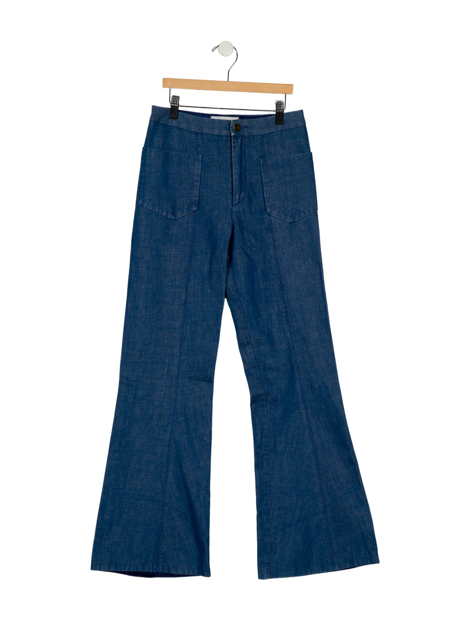 Co. Mid-Rise Wide Leg Jeans