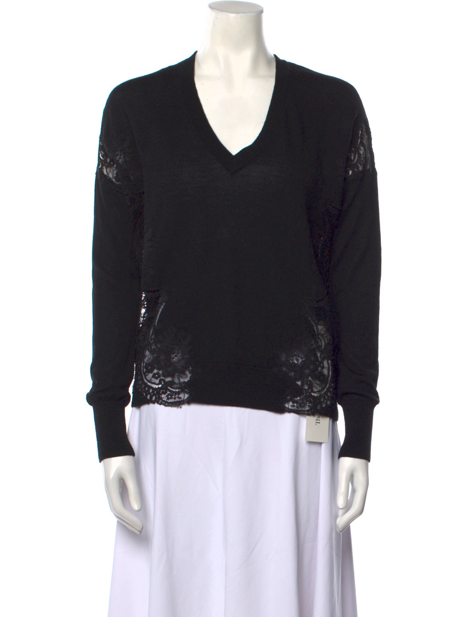 Co. Merino Wool V-Neck Sweater