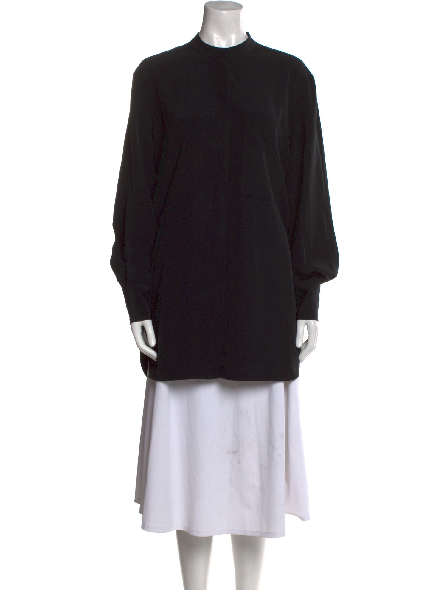 Co. Mock Neck Long Sleeve Tunic