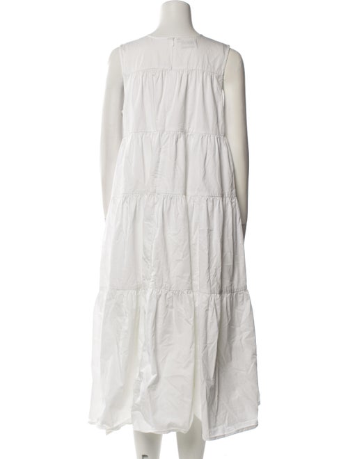 Co. Crew Neck Midi Length Dress