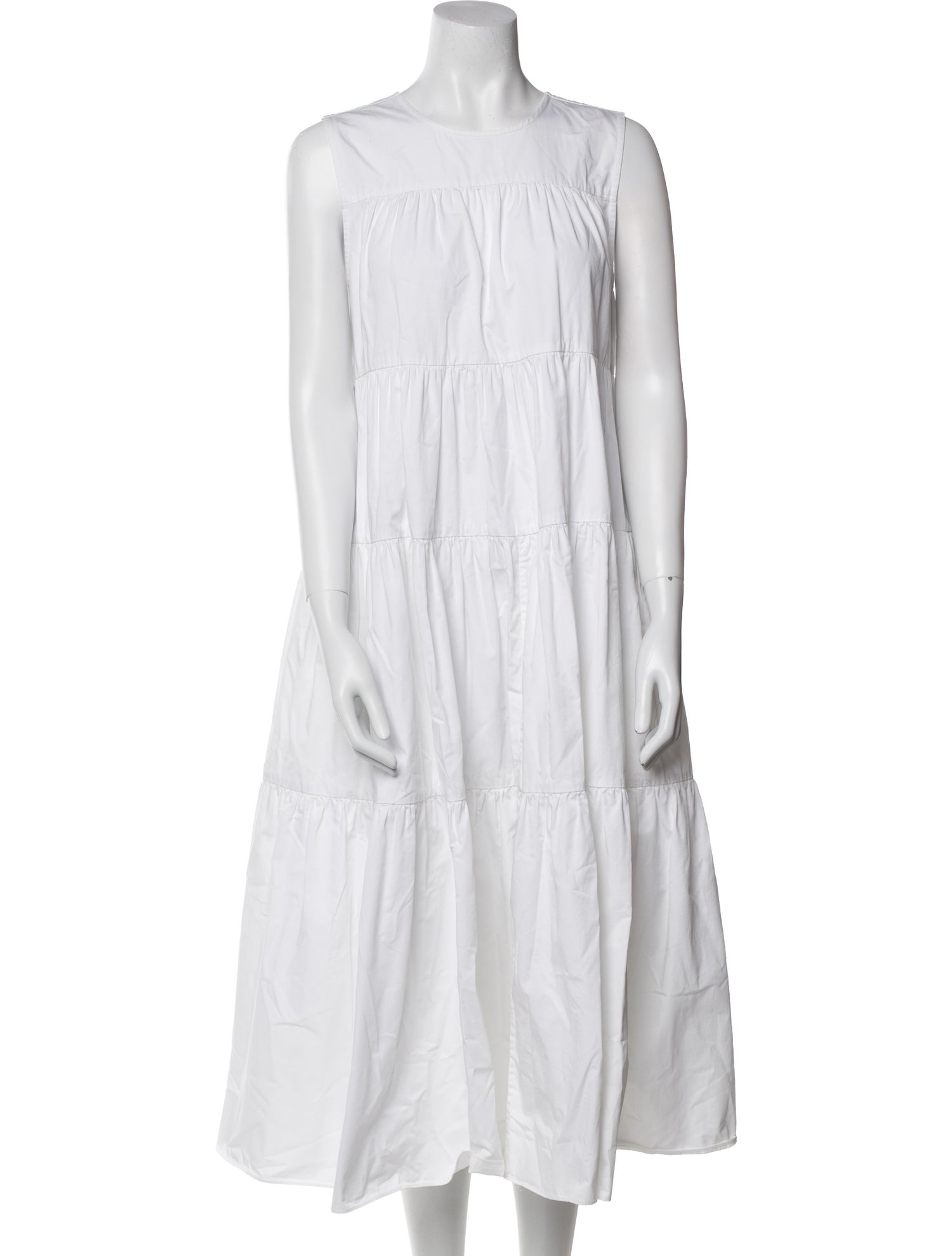 Co. Square Neckline Midi Length Dress