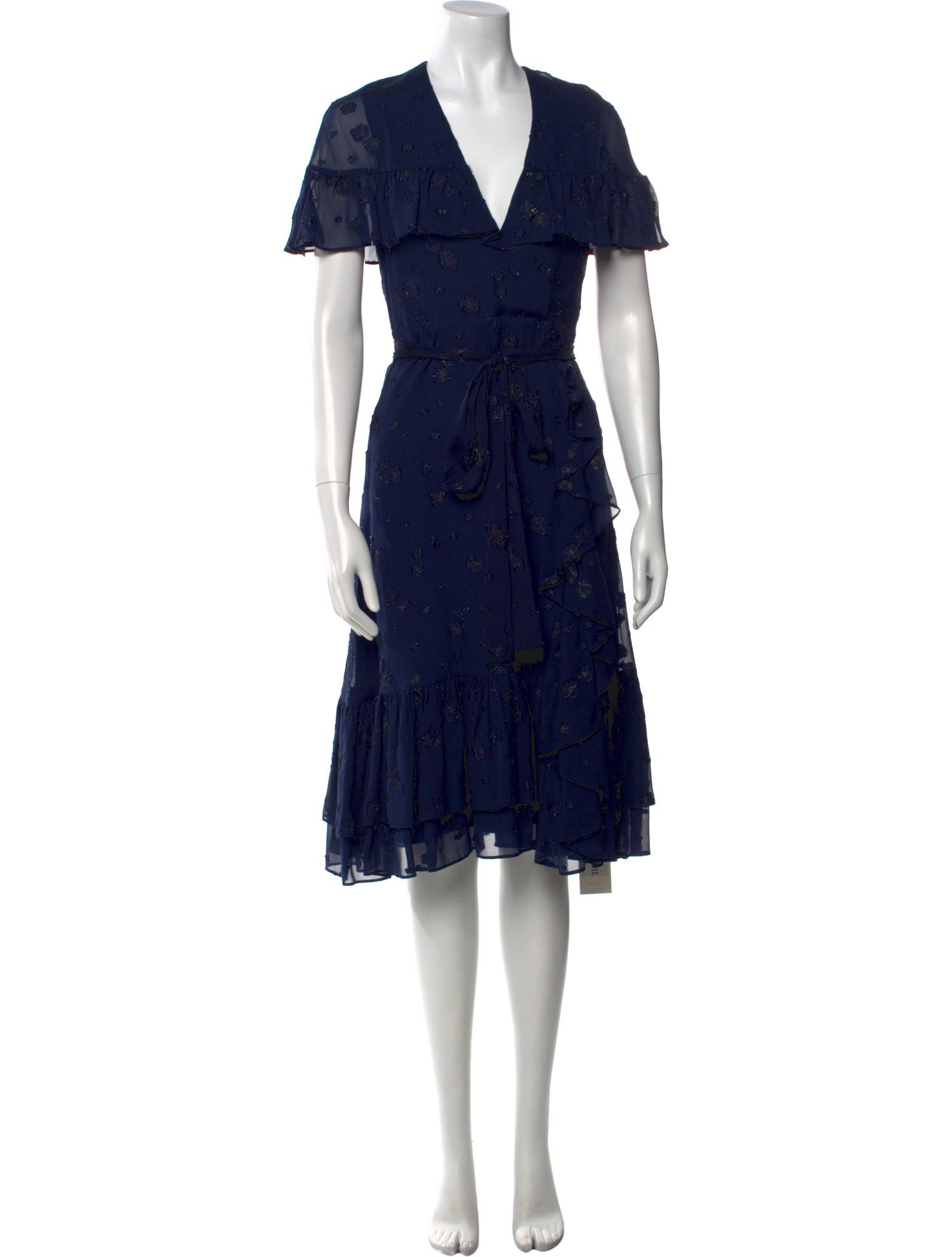 Co. Silk Knee-Length Dress