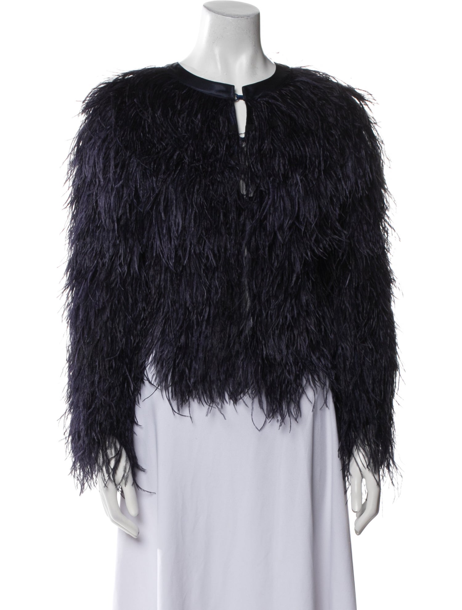 Co. Ostrich Feather Jacket