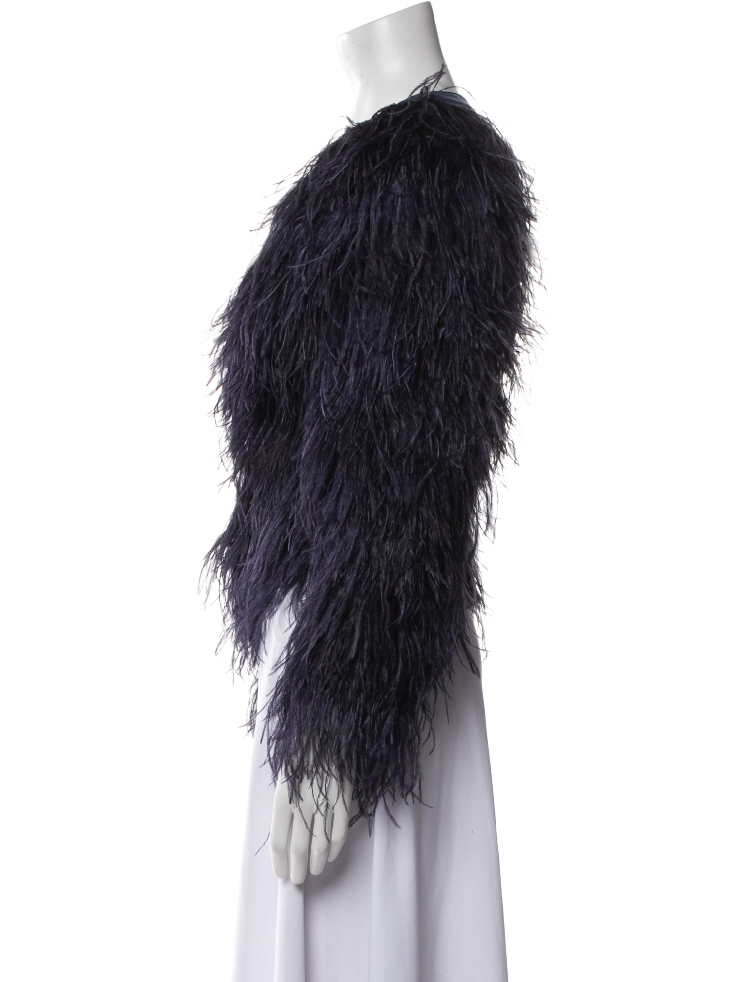 Co. Ostrich Feather Jacket