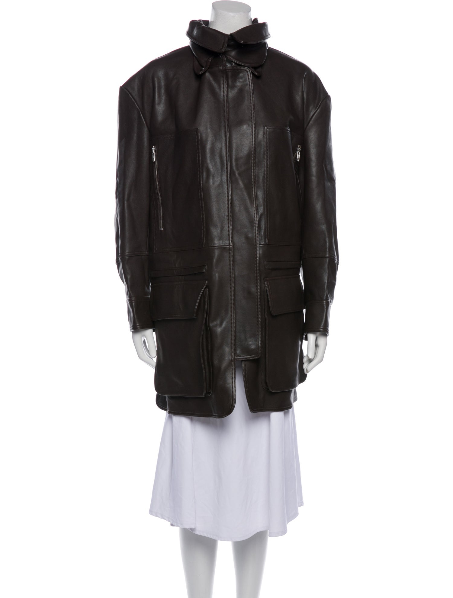 Co. Leather Utility Jacket