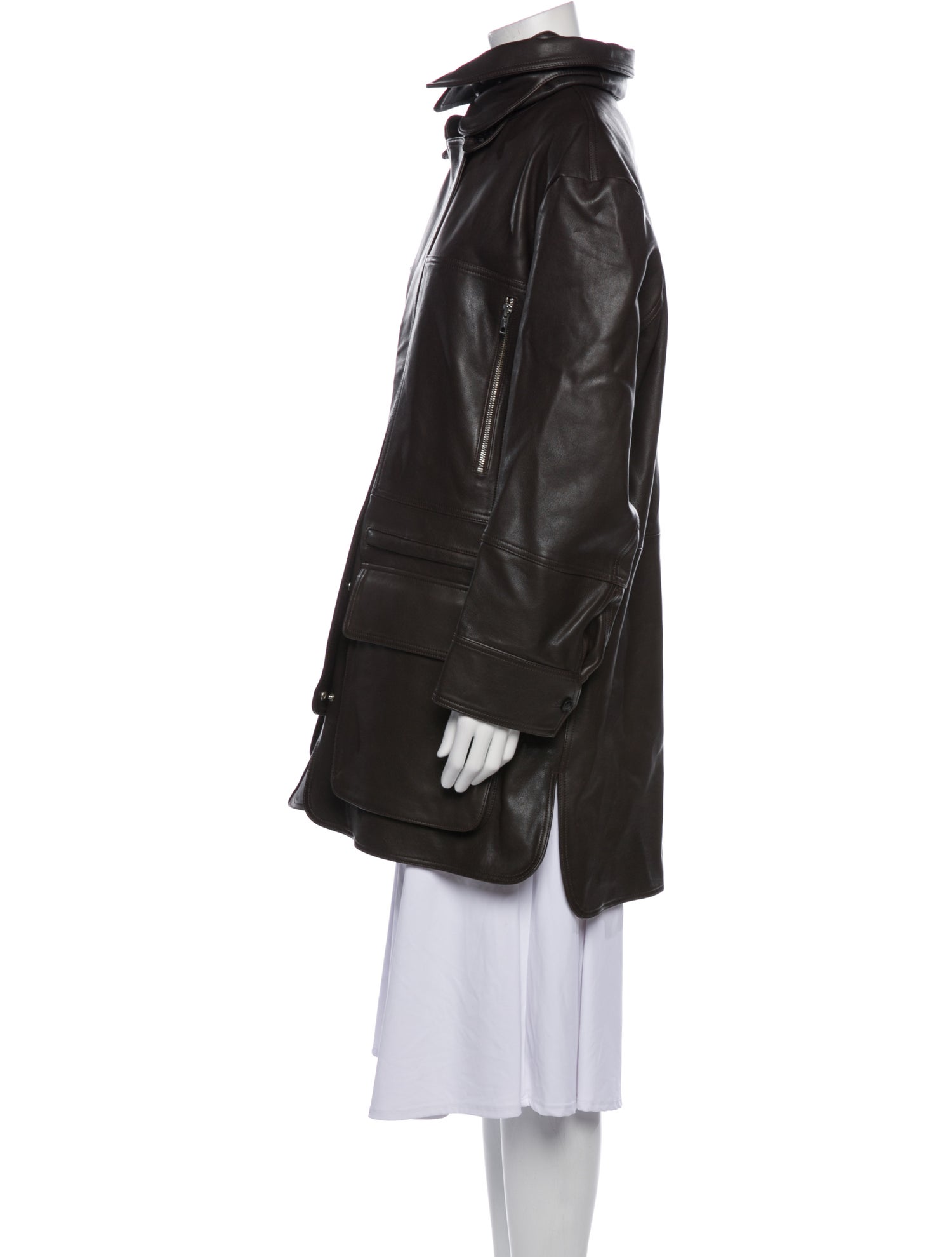 Co. Leather Utility Jacket