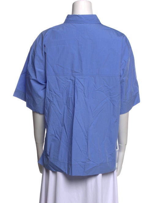 Co. Short Sleeve Button-Up Top