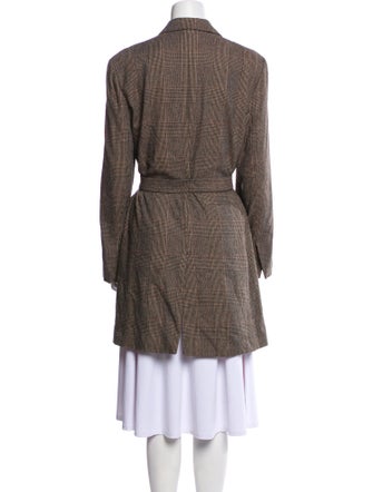 Co. Wool Houndstooth Print Peacoat