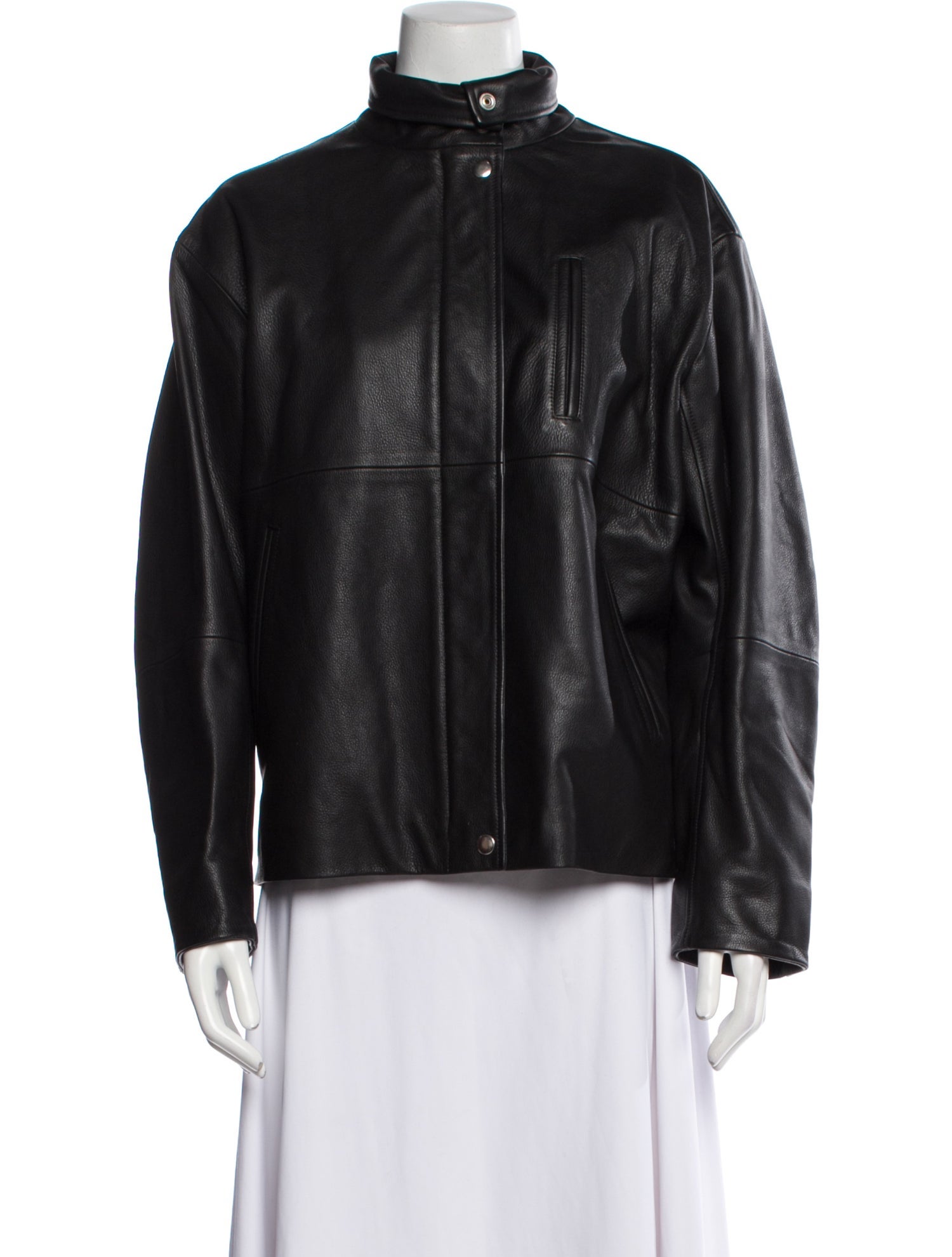 Co. Calf Leather Jacket