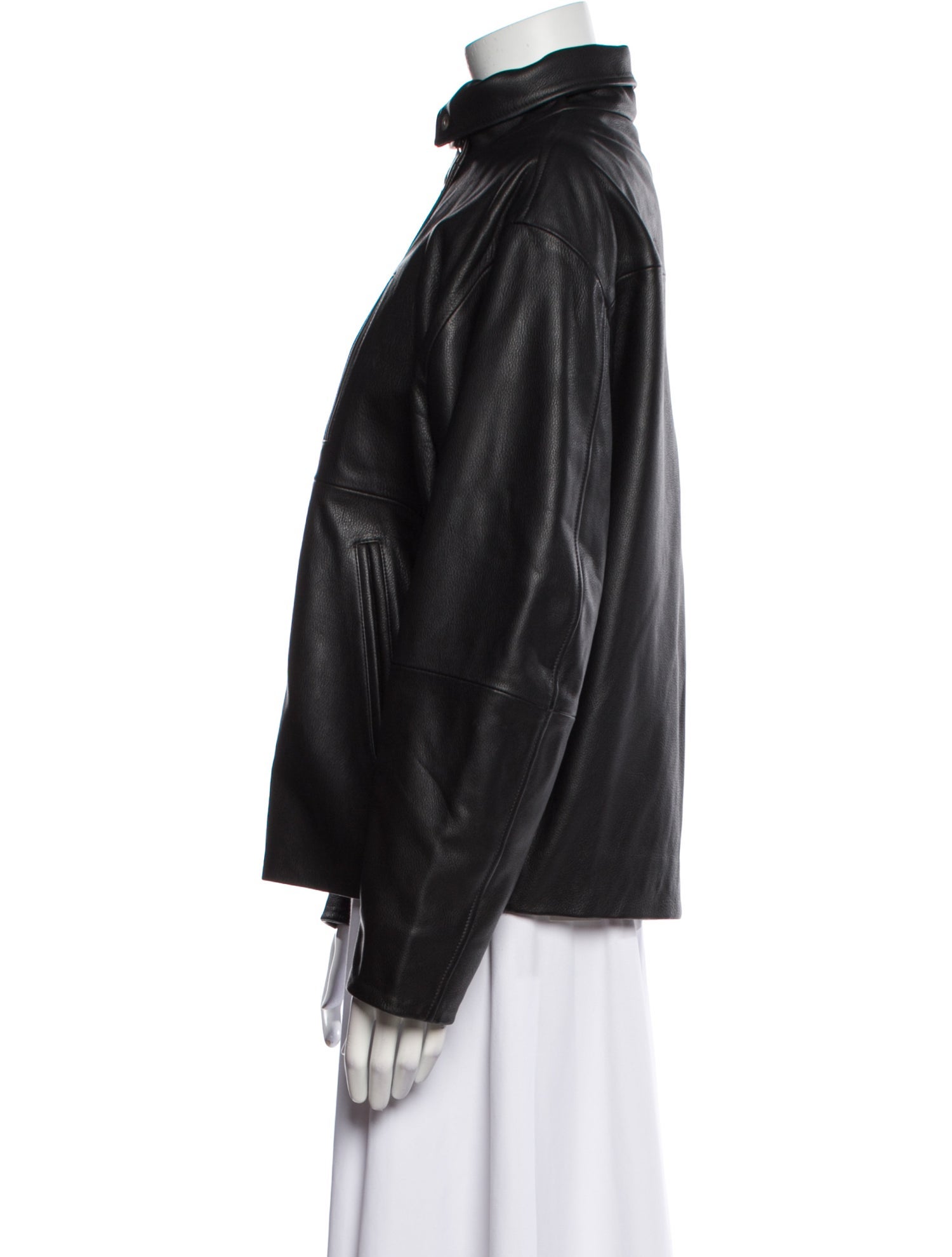 Co. Calf Leather Jacket