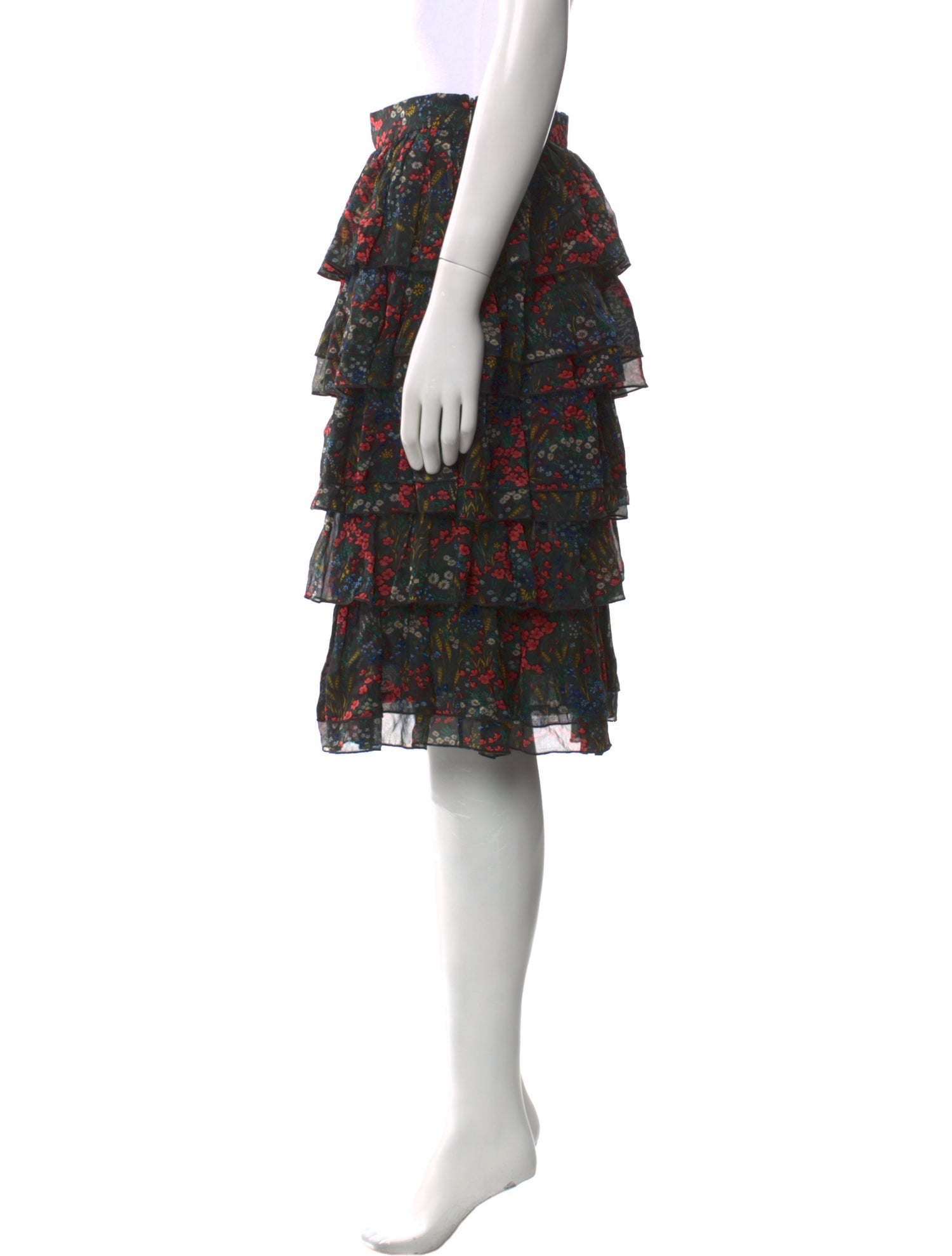 Co. Silk Knee-Length Skirt