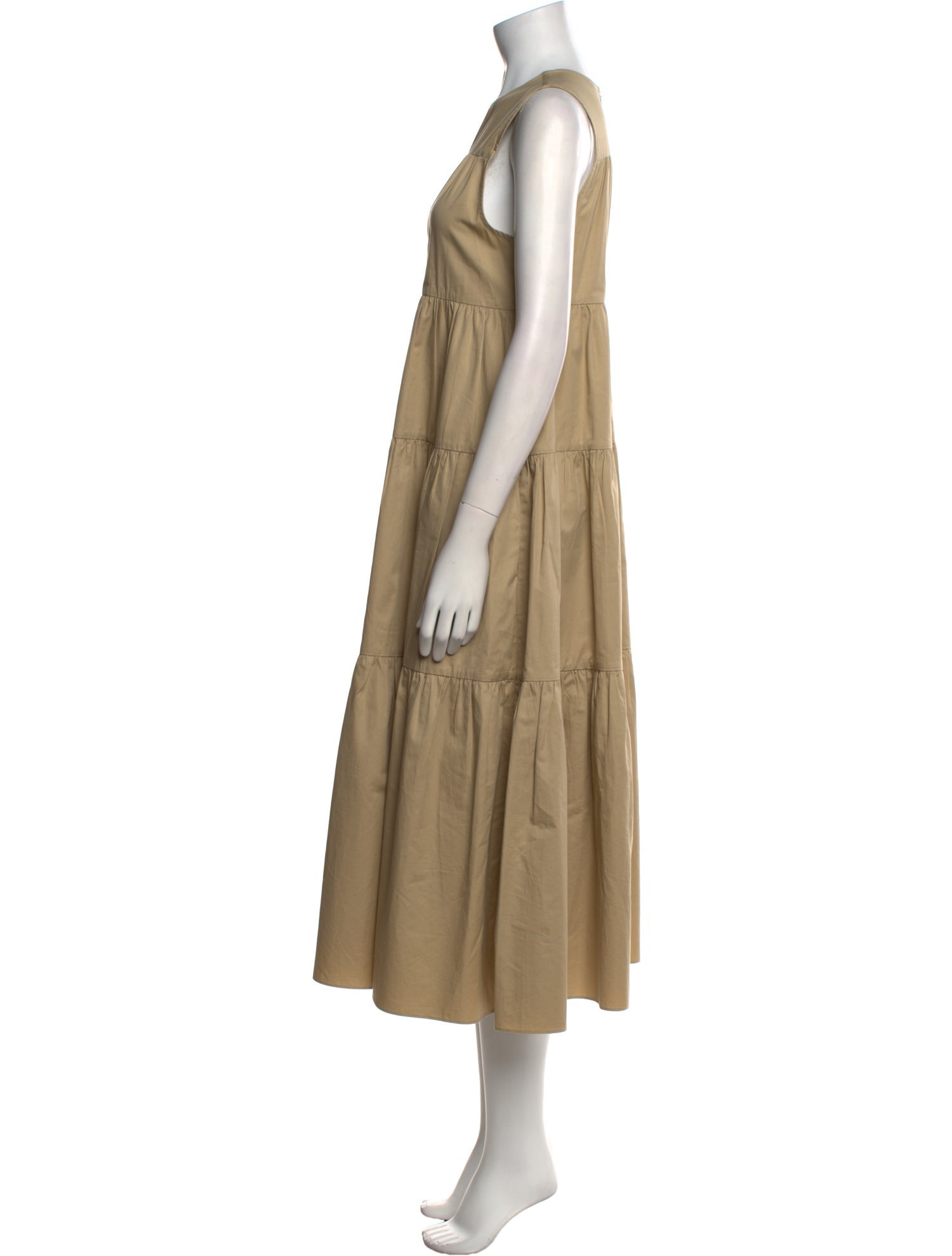 Co. Crew Neck Midi Length Dress