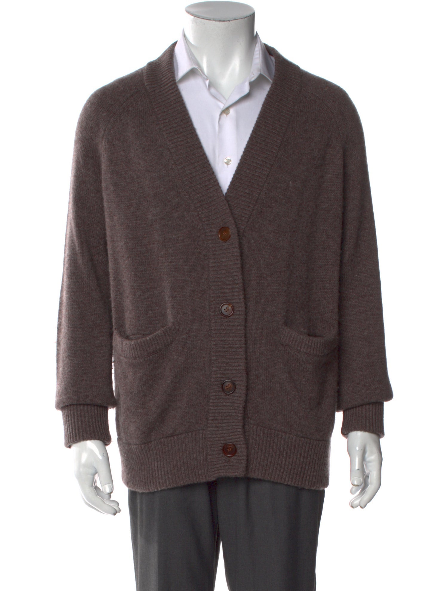 Co. Wool V-Neck Cardigan