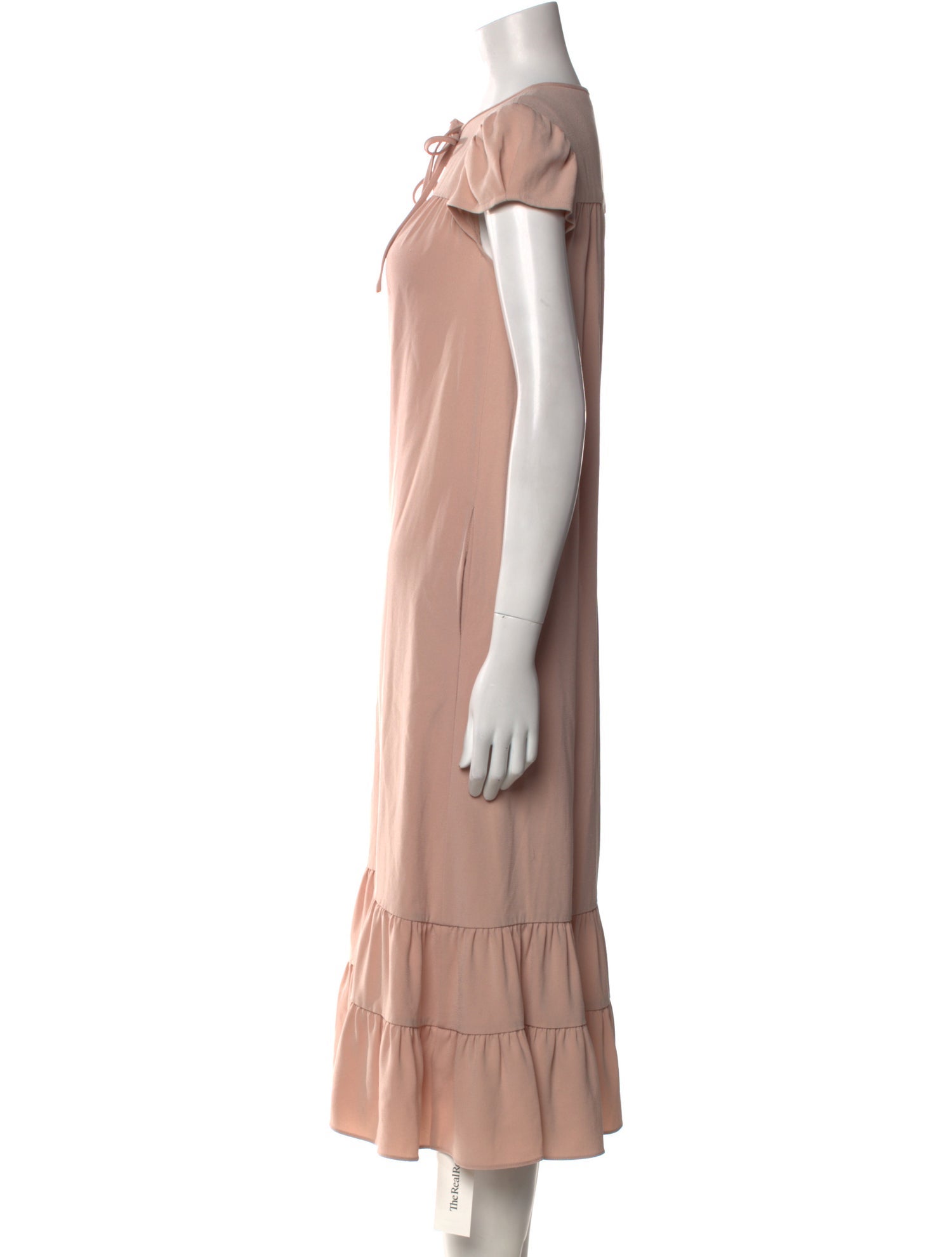 Co. Crew Neck Midi Length Dress