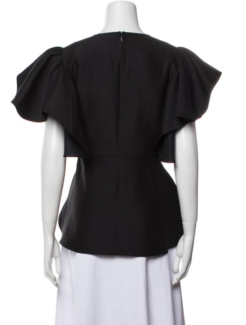 Co. Wool Scoop Neck Blouse