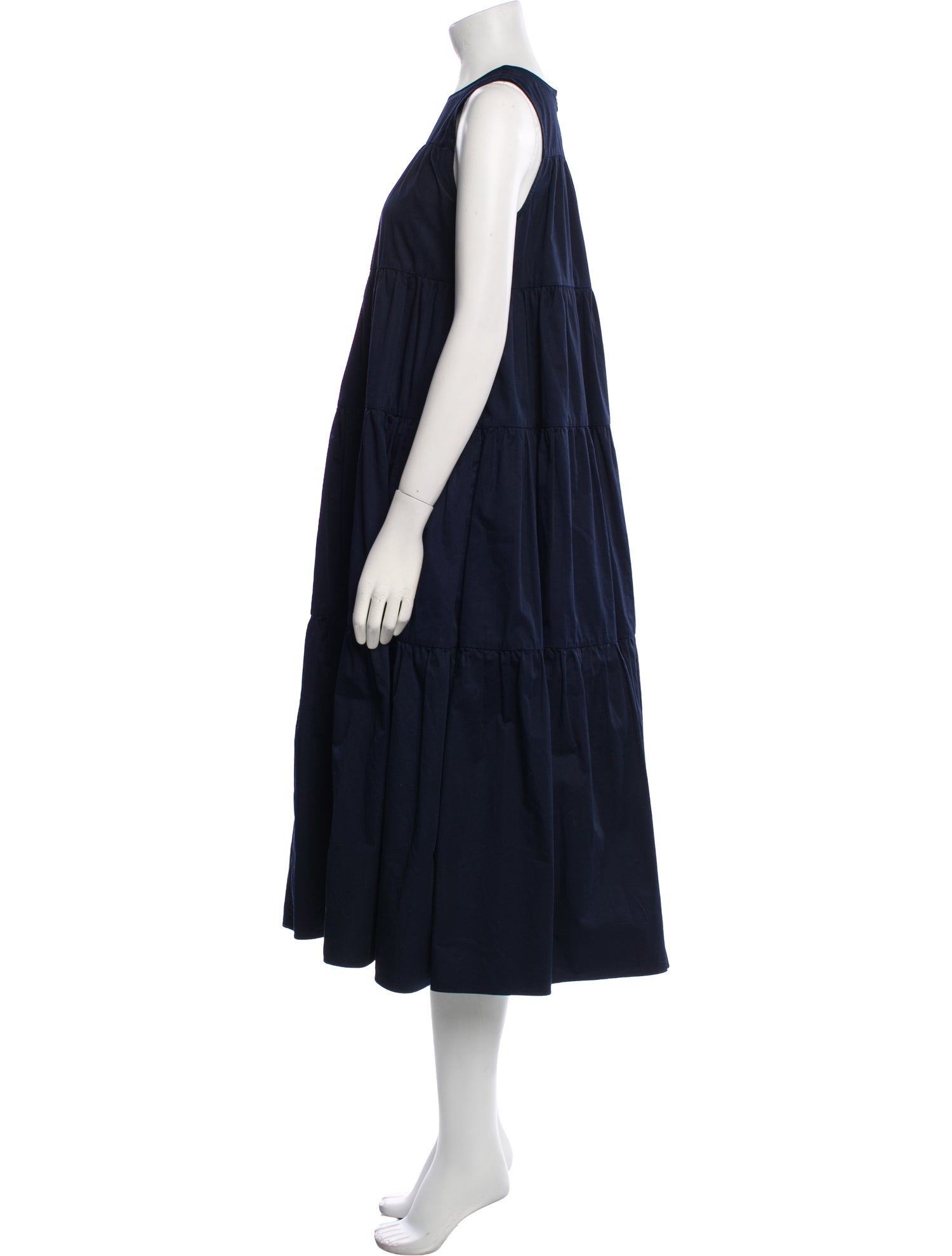 Co. Crew Neck Midi Length Dress