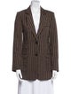 Co. Linen Striped Blazer