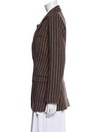 Co. Linen Striped Blazer