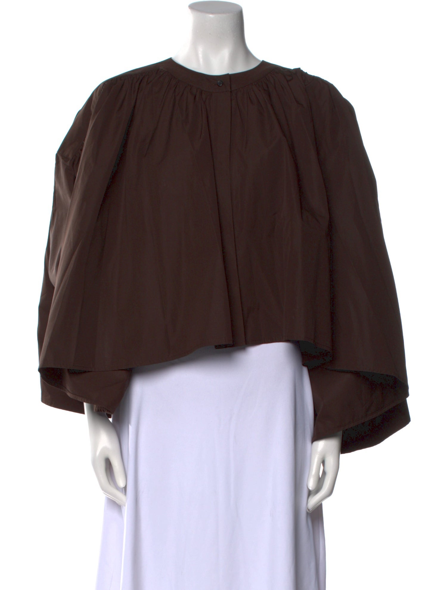 Co. Crew Neck Three-Quarter Sleeve Blouse