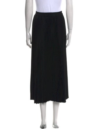 Co. Pleated Accents Midi Length Skirt