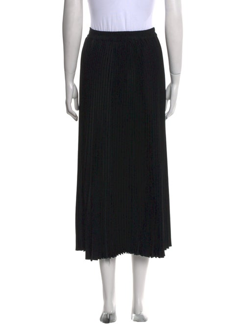 Co. Pleated Accents Midi Length Skirt