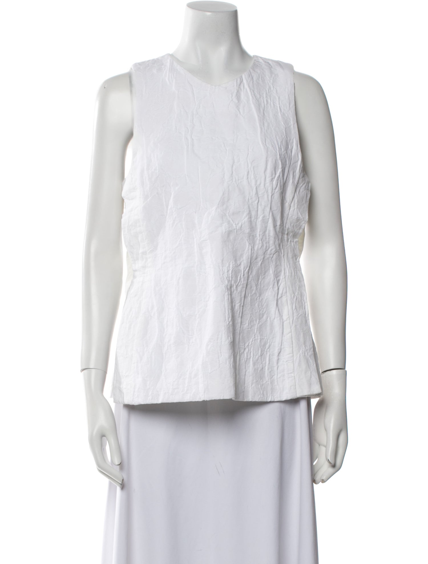 Co. Crew Neck Sleeveless Top