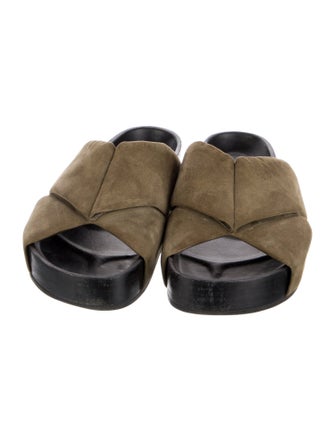 Co. Suede Slides