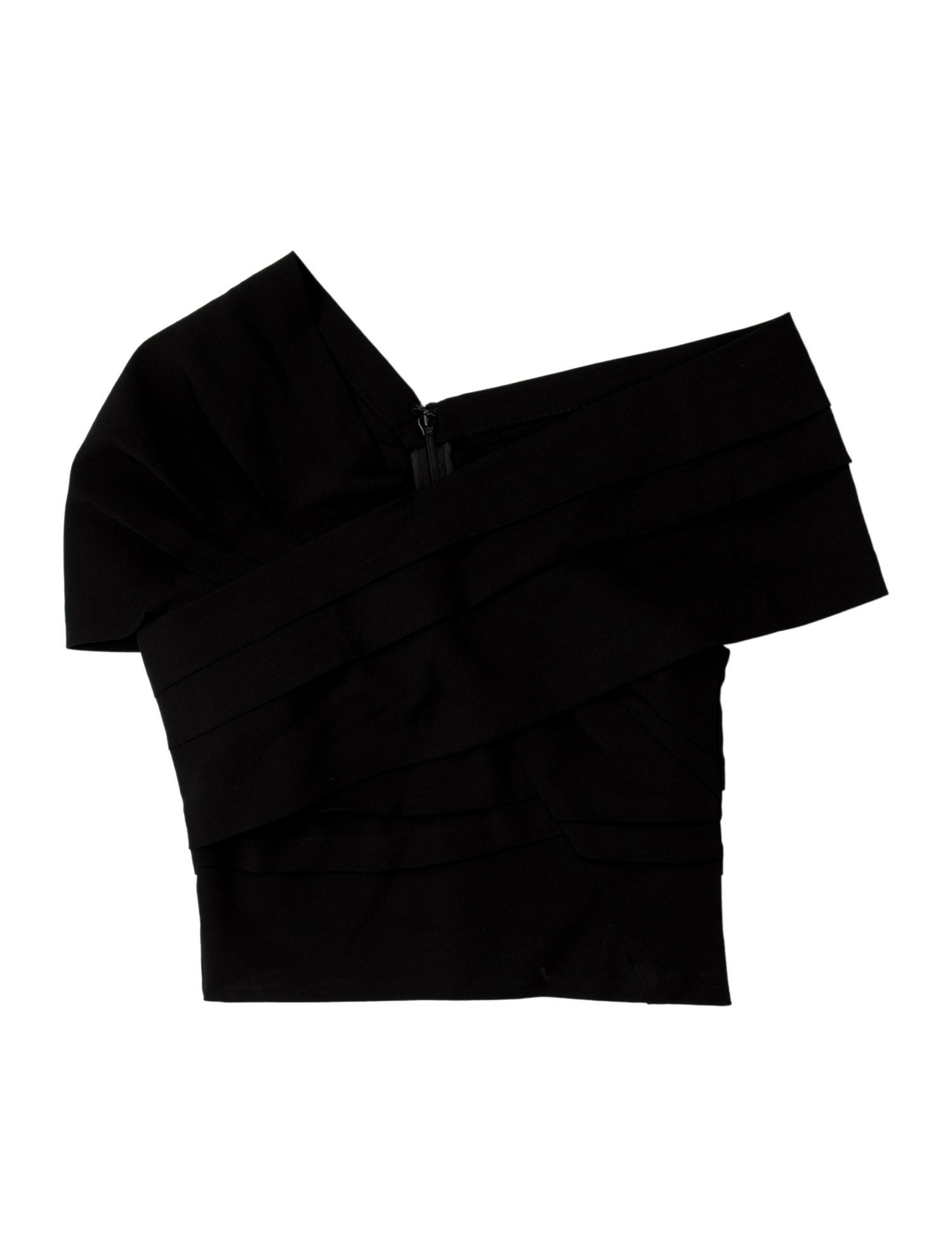 Backless Short Sleeve Crop Top