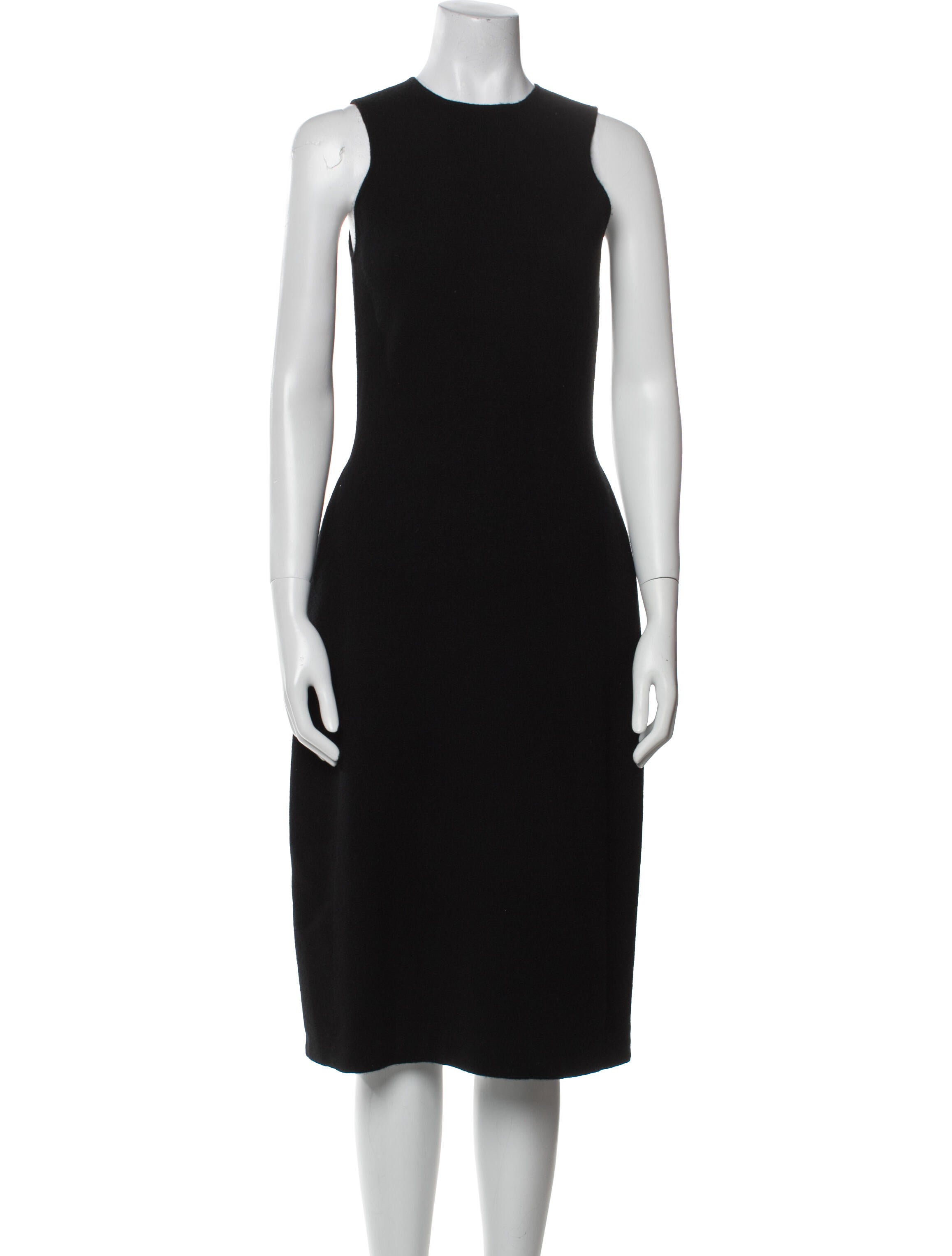 Co. Crew Neck Midi Length Dress