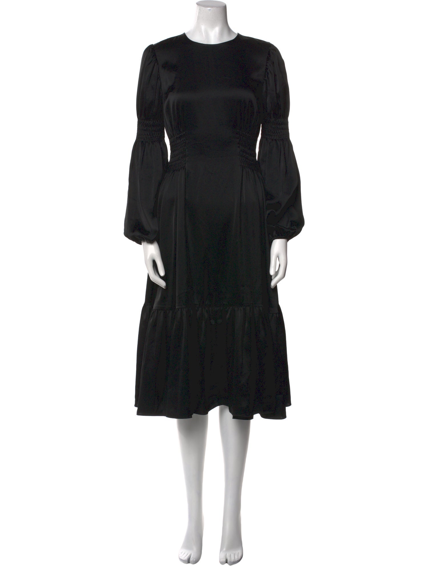 Co. Crew Neck Midi Length Dress