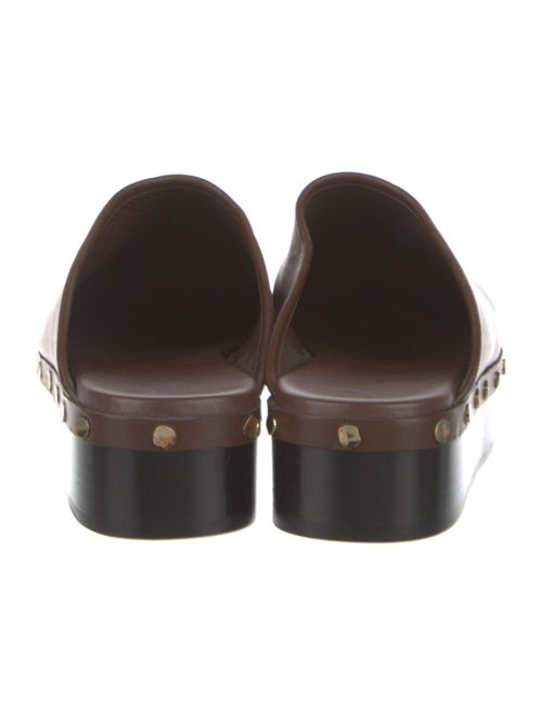 Co. Leather Studded Accents Mules