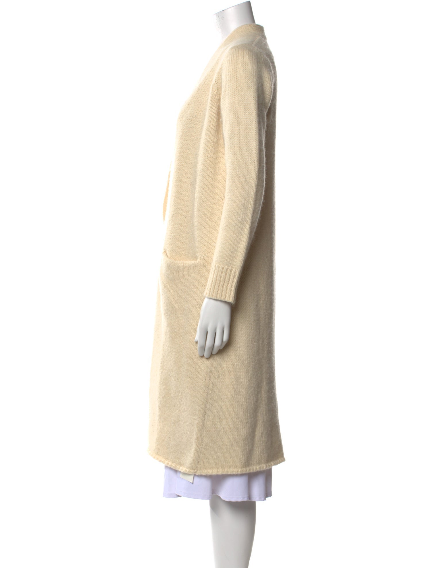 Co. Alpaca Plunge Neckline Sweater