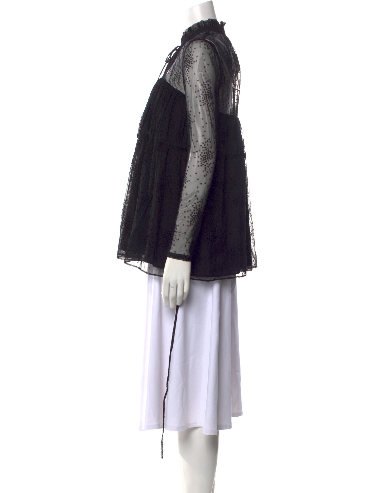 Co. Mock Neck Long Sleeve Tunic