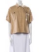 Co. Short Sleeve Button-Up Top