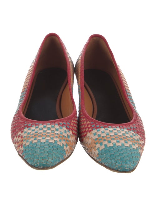 Co. Leather Patterned Pumps