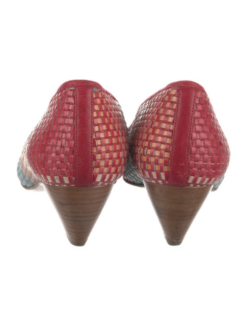 Co. Leather Patterned Pumps