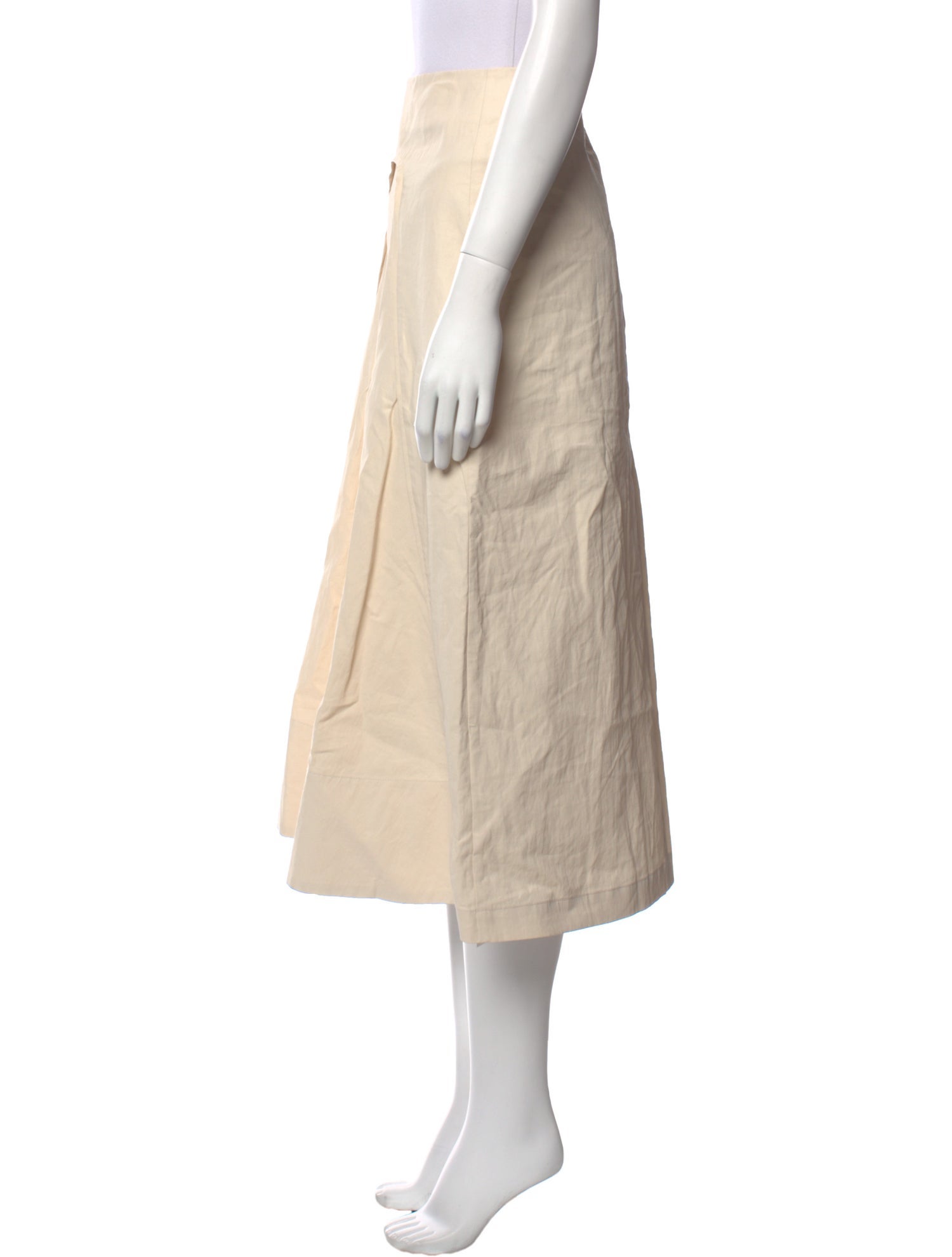 Co. Linen Midi Length Skirt