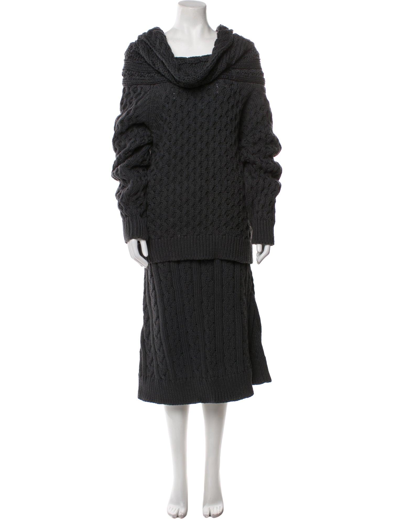 Co. Patterned Skirt Set