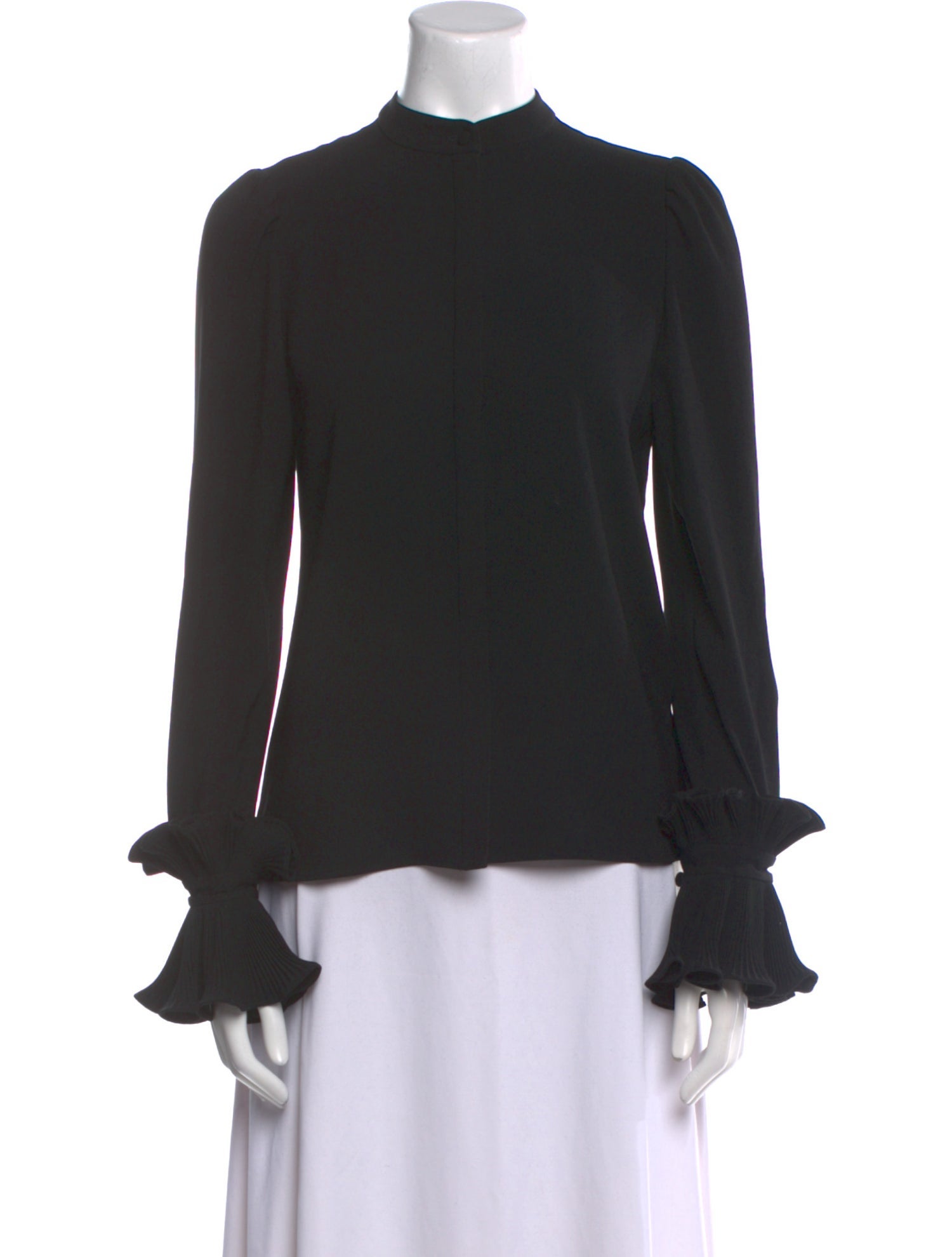 Co. Mock Neck Long Sleeve Blouse